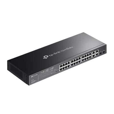 TP-Link TL-SL2428P JetStream 24-Port Gigabit + 24-Port 10/100Mbps Smart Switch with 24-Port PoE+