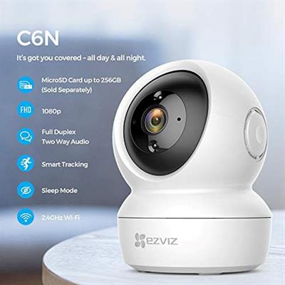 EZVIZ C6N 1080P Indoor Pan & Tilt WiFi Security Camera - Smart Home CCTV