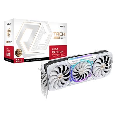 ASRock AMD Radeon RX 7900 XTX Taichi White 24GB OC Graphics Card - 4K Gaming GPU