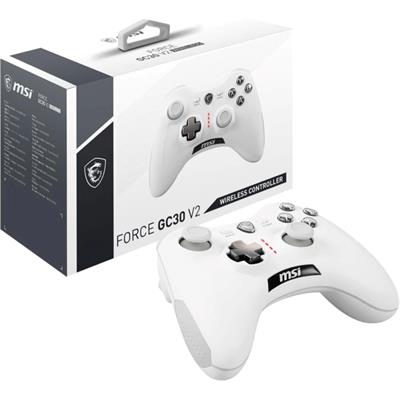 MSI Force GC30V2 White Wireless Gaming Controller - White