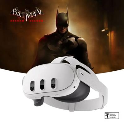 Meta Quest 3 512GB Breakthrough Mixed Reality with Batman Arkham Shadow Game Included - White