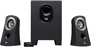 Logitech Z313 2.1 Multimedia Speaker System with Subwoofer – 50W Peak Power, 25W RMS Stereo Speakers, Deep Bass