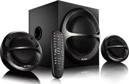 F&D A111X 2.1 Bluetooth Multimedia Woofer Speakers with Remote, USB & FM