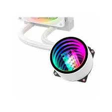 Redragon CCW-3011W White 2-Fan ARGB Liquid CPU Cooler 120mm