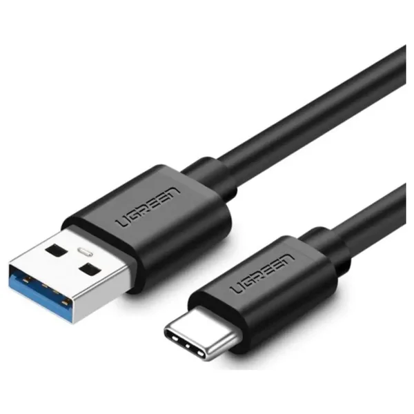 UGREEN USB-C Male to USB 3.0 Type-A Male 3A Fast Charging & 5Gbps Data Cable 2M