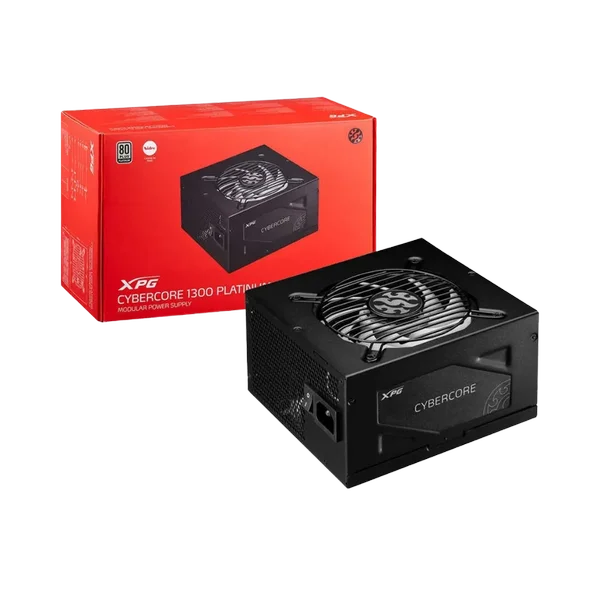 XPG CYBERCORE II 1300W 80 Plus Platinum Fully Modular Gaming Power Supply – ATX 3.1, PCIe 5.1 Ready PSU