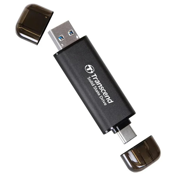 Transcend ESD310 1TB External SSD (TS1TESD310C) – High-Speed Dual USB Type-C & Type-A Drive
