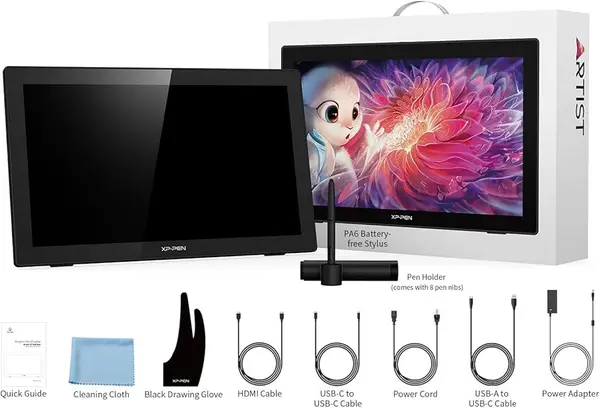 XP-PEN Artist 22 2nd Gen 21.5” Full HD Graphics Drawing Tablet Display