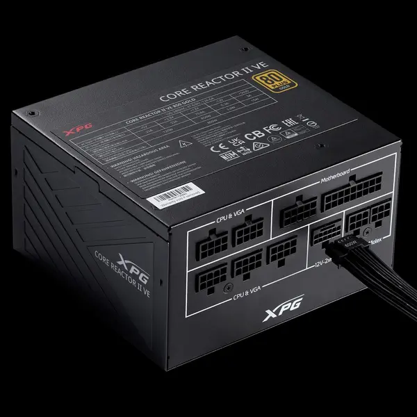 XPG CORE REACTOR II VE 850W 80 Plus Gold Fully Modular Gaming Power Supply – ATX 3.1 PCIe 5.1 Ready PSU
