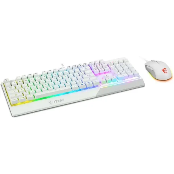 MSI VIGOR GK30 COMBO US Wired Gaming Keyboard & Mouse Set – RGB 6-Zone Keyboard, GM11 Mouse, Anti-Ghosting, Gaming Combo Kit