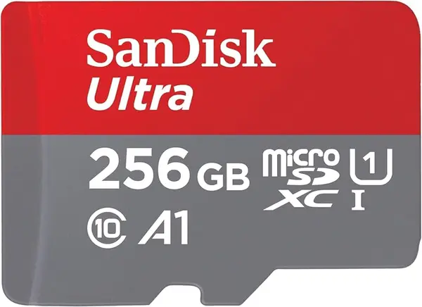 SanDisk Ultra 256GB microSDXC UHS-I Memory Card 150MB/s A1 Class 10 with SD Adapter