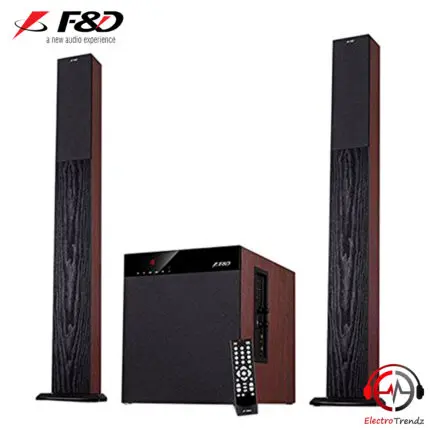 F&D T35XMIC 2.0 Tower Speaker with Wireless Mic, Optical & All Functions (BAAR Design)