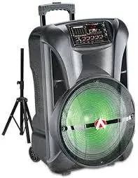 Audionic Royal 10 Plus Portable Bluetooth Speaker – Wireless RGB Party Speaker with Deep Bass, USB, TF Card, FM Radio & Rechargeable Battery