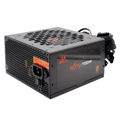 Redragon PS026 700W 80 Plus Bronze Non-Modular Power Supply with Active PFC, PCIe Support & Silent Cooling Fan