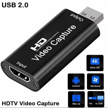 Speed-X SP-VC6A HDTV HDMI Video Capture Card – 4K Input, 1080P Output, USB 2.0, Audio & Video Capture