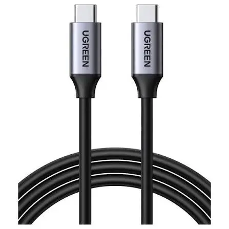 UGREEN USB-C 3.1 Gen 1 Male to Male 5A Fast Charging & 5Gbps Data Cable 1.5M Gray