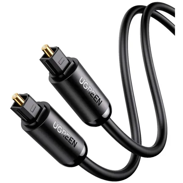 UGREEN Toslink Optical Audio Cable 2M | Digital Optical SPDIF Male to Male Cable for Soundbar, TV, Home Theater, PS5, Xbox & AV Receiver