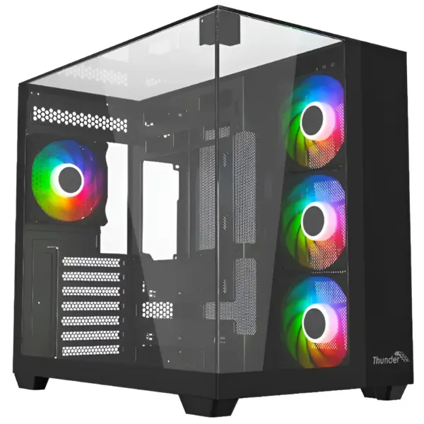 Thunder Battle Station TGC-666 ATX Gaming Case with 3 ARGB Fans