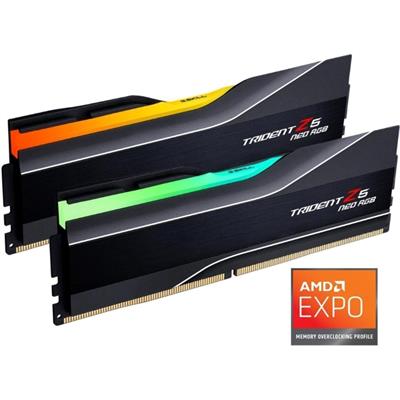 G.SKILL Trident Z5 Neo RGB Series 64GB (2x32GB) DDR5 6000MHz Desktop Gaming RAM – 288-Pin PC5-48000