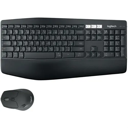 Logitech MK850 Performance Wireless Keyboard and Mouse Combo - English/Arabic Black