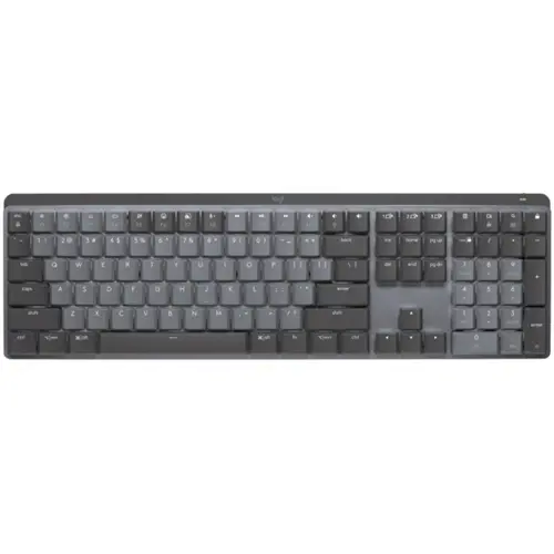Logitech MX MECHANICAL Master Series Wireless Illuminated Performance Keyboard - Graphite Grey Chinese Red Axis - Linear and Smooth