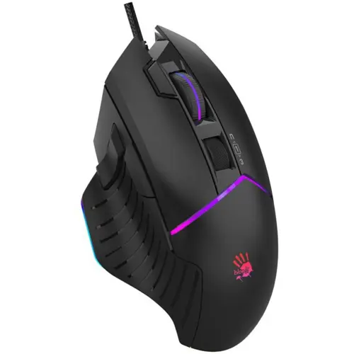 Bloody W95 Max Extra Fire RGB Gaming Mouse Stone Black – Ultra Core Activated 12000 CPI Esports Gaming Mouse with BC3332-A Sensor