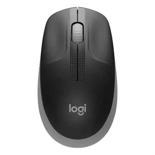 Logitech M190 Full-Size Wireless Mouse - Mid Grey 
