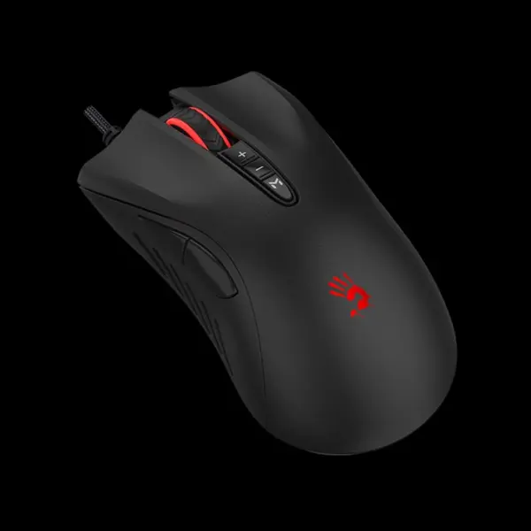 Bloody ES5 RGB ESports Wired Gaming Mouse 3200 CPI PixArt Optical Sensor RGB Gaming Mouse – Stone Black