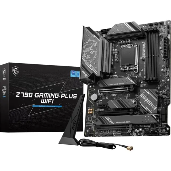 MSI Z790 Gaming Plus WiFi Intel LGA1700 DDR5 ATX Motherboard - PCIe 5.0, WiFi 6E, 12th/13th/14th Gen Ready