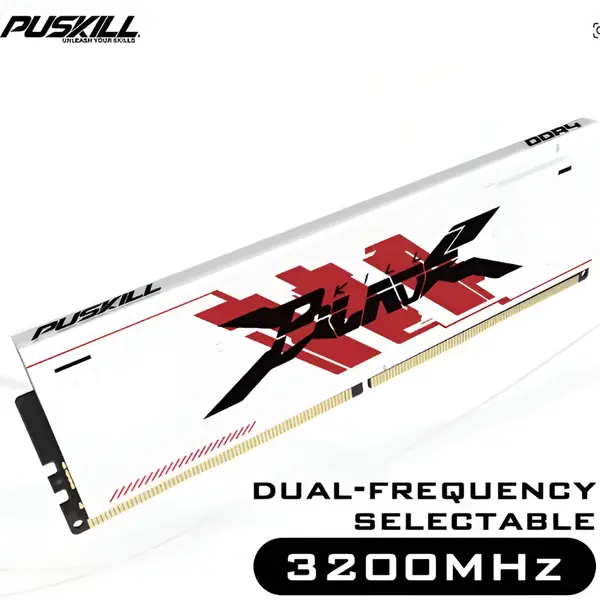 PUSKILL Memoria Ram DDR4 (16x2) 32GB 3200MHz Desktop Cooling Vest Memory HeatSink
