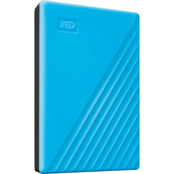 WD My Passport External Hard Drive 2TB – USB 3.2 Gen 1, 256-Bit AES Hardware Encryption, Sky