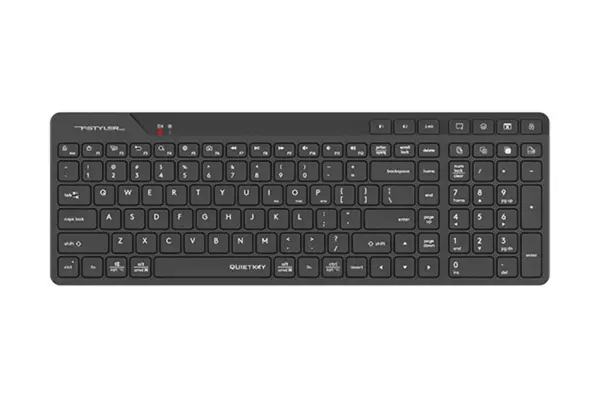 A4tech FBK27C AS Bluetooth & 2.4G Wireless Keyboard - Black