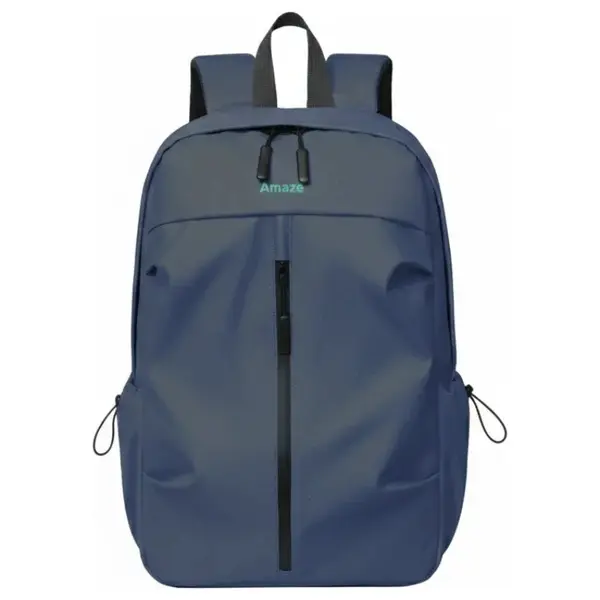Amaze Workie Synthetic Fiber Laptop Backpack, Water-Resistant, Fits Up To 15.6", A940 Blue