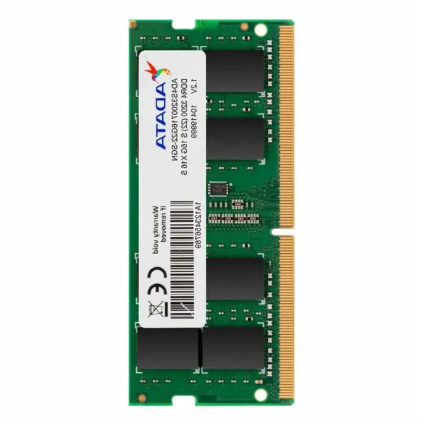 ADATA 32GB DDR4 3200MHz SO-DIMM Laptop Memory Single Module, CL22, 1.2V