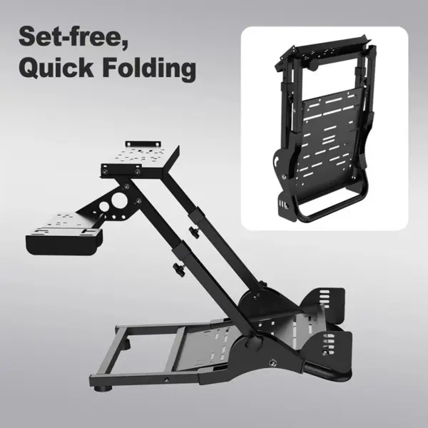 PXN A10 Racing Wheel Stand - Simulator Cockpit Wheel Stand with Steering and Shifter Mount