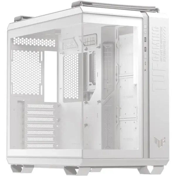 ASUS TUF Gaming GT502 Horizon ATX Mid-Tower Case White Panoramic Tempered Glass
