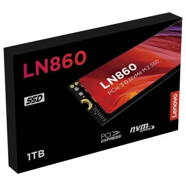 Lenovo LN860 Internal Solid State Drive 512GB PCIe Gen 3x4 NVMe1.4 M.2 2280