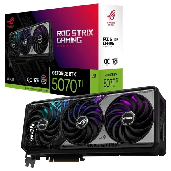 ASUS ROG Strix GeForce RTX 5070 Ti OC Edition 16GB GDDR7 Graphics Card