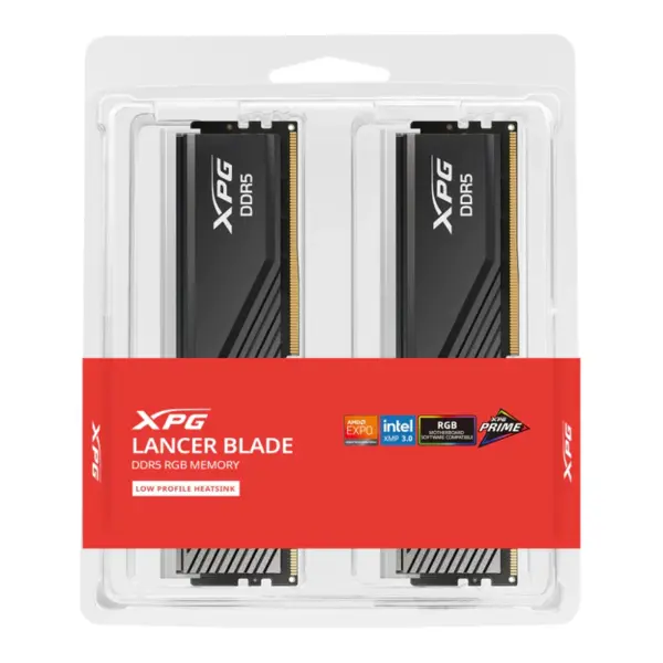 XPG Lancer Blade RGB 32GB (2x16GB) DDR5 6000MHz CL30 Desktop Gaming RAM Kit
