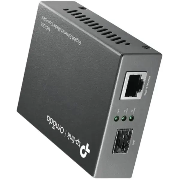 TP-Link Omada MC220L Gigabit SFP Media Converter, 1 RJ45 Port, Auto-Negotiation, IEEE 802.3ab and 802.3z