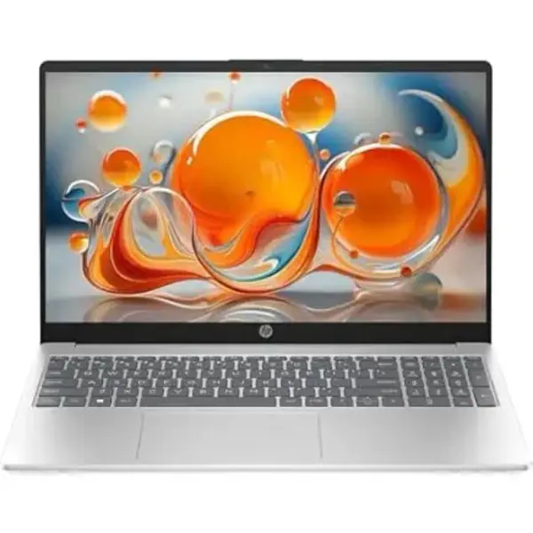 HP Laptop 15-FD0215DX Laptop, Intel Core i5-1334U, 16GB RAM, 512GB SSD, 15.6" FHD Touchscreen, Windows 11 Home, Natural Silver