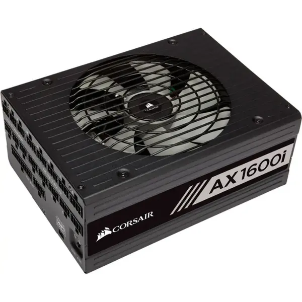 Corsair AX1600i Digital ATX Power Supply 1600 Watt Fully-Modular PSU (UK) - CP-9020087-UK - 80 PLUS Titanium
