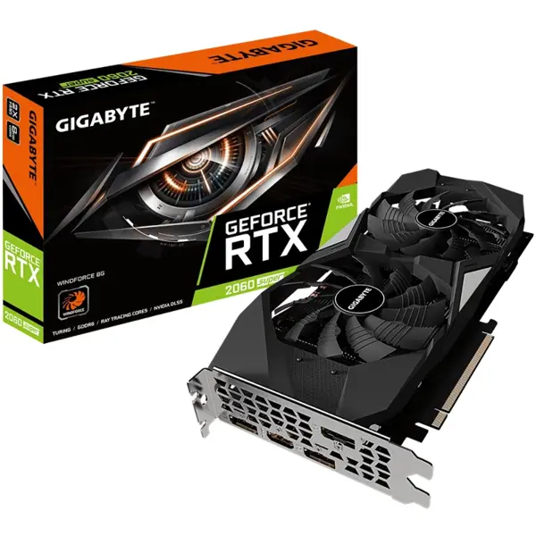 Gigabyte GeForce RTX 2060 SUPER 8GB - 192Bit GDDR6 Graphics Card - Pulled Out