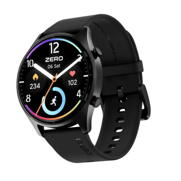 Zero Icon Smartwatch | Red Berry | Jet Black | Silver Grey | Rose Pink | Space Blue
