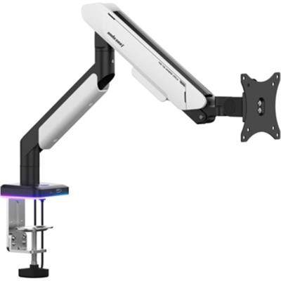 AndaSeat Stealth PRO II RGB 17”-42” Monitor Desk Mount, Black and White (AD-W-A9X-1S-BW)
