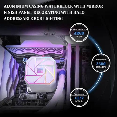 Thermalright Aqua Elite 240 V3 White ARGB 240mm Liquid CPU Cooler