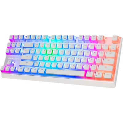Modecom Valcano Lanparty RGB Mechanical Keyboard - White