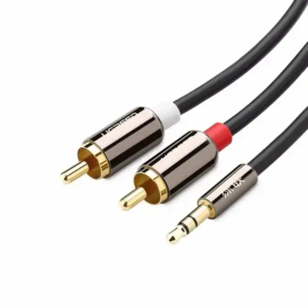 UGREEN 3.5mm Male to 2RCA Male Cable 3m (Black)