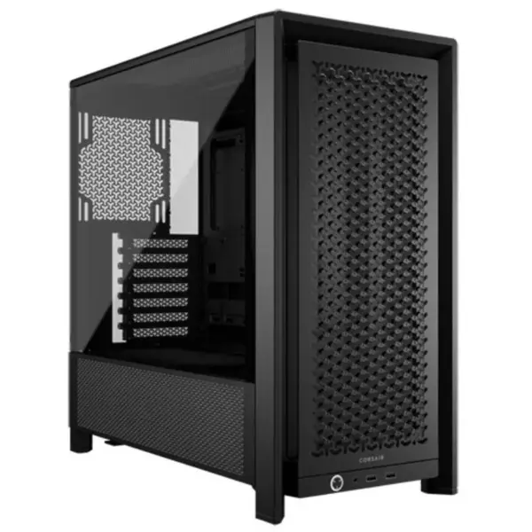Corsair FRAME 4000D PC Case, Modular Mid-Tower, Dual 360mm Radiator Support, GPU Anti-Sag Arm, Black