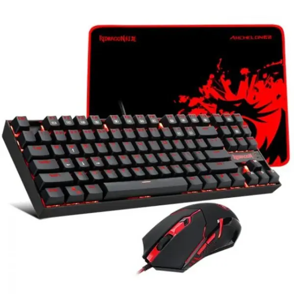 Redragon K552-BA-2 Keyboard, M601 Mouse, P001 XL Mousepad Combo Set 3 in 1